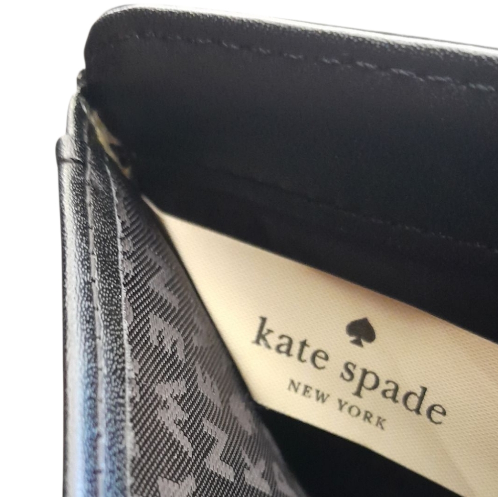 Kate Spade Two Tone Snap Wallet Project Bag Need Repair - Picture 9 of 14